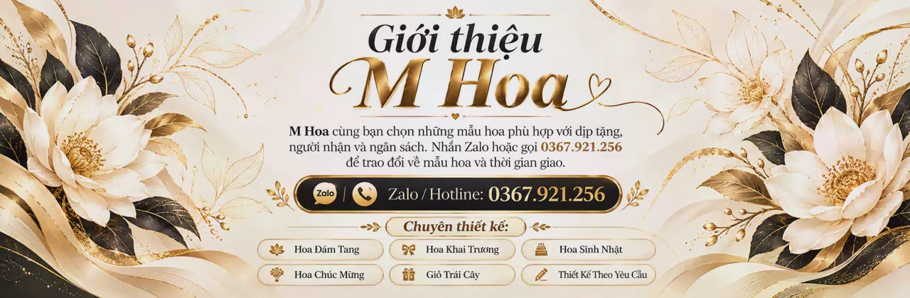 Ảnh bìa Shop hoa tươi Xã Phúc Thịnh - Tư vấn mẫu hoa hợp ngân sách